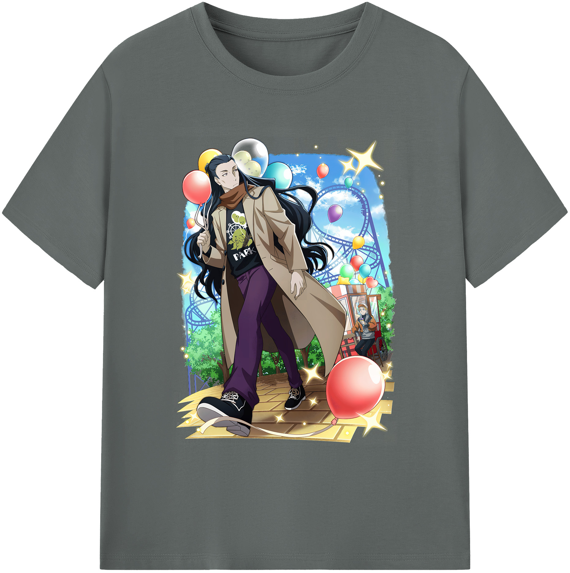 （画像用） 文豪ストレイドッグス Bungo Stray Dogs 綿100％ メンズ半袖Tシャツ｜肌触りやわらか＆通気性